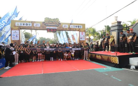 Polres Magetan Gelar Playon Bersama Masyarakat Sambut Hari Bhayangkara ke-80